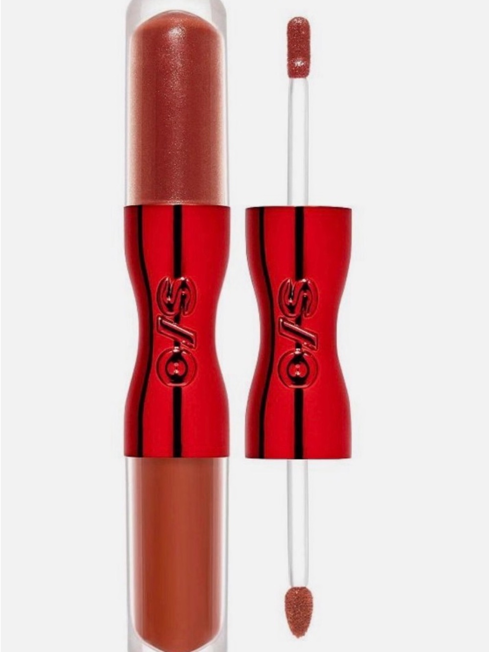 O/S One Size Dual-Ended Lip Gloss & Balm in Mutha Starrr